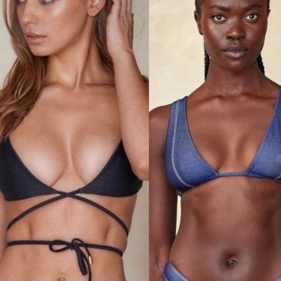 ♻️ Bundle of 2! Monday Swimwear Tops size P or XS - Picture 1 of 5